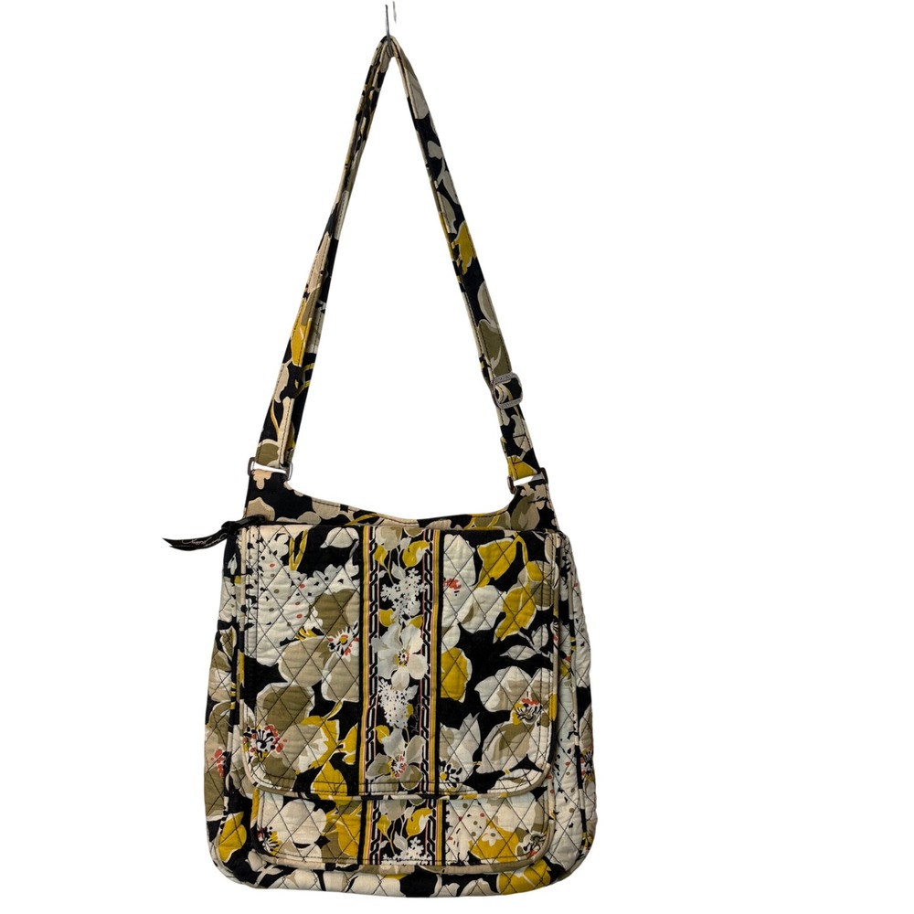 Vera Bradley Dogwood Quilted Crossbody Bag‎ w/ Matching Small Wallet Retired - Picture 2 of 11